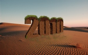 3d oasis text effect 2010 year by ribhu 300x187 18 Best 2010 New Year Wallpapers
