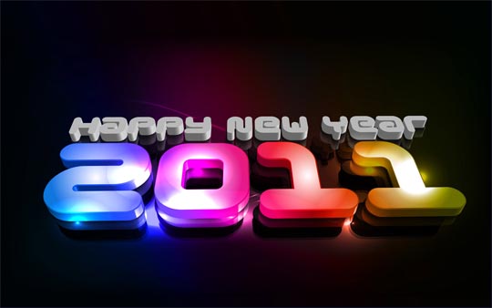 Best Wallpapers For 2011. 2011 new year wallpaper image
